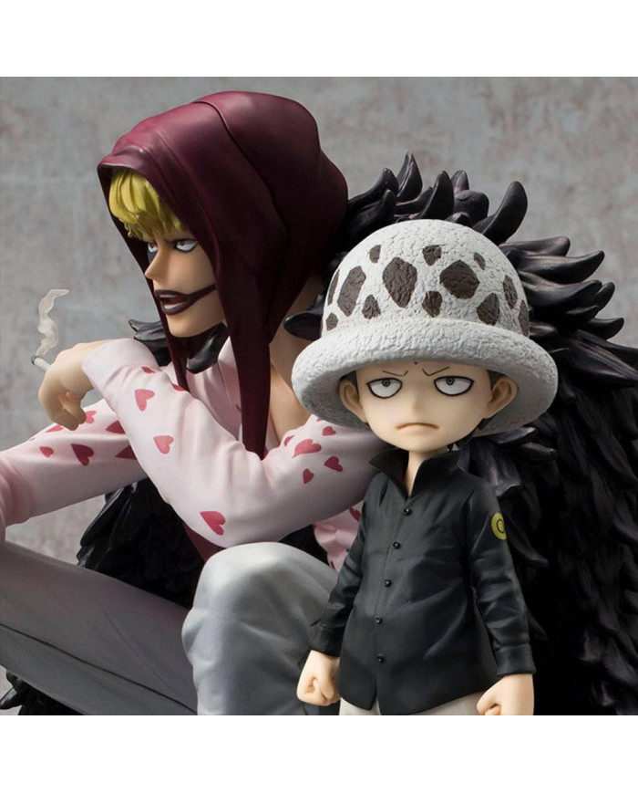 ONE PIECE - Corazon & Law - Statue Excellent Model Li. Ed. P.O.P. 17cm
