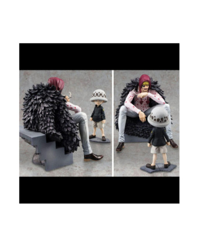 ONE PIECE - Corazon & Law - Statue Excellent Model Li. Ed. P.O.P. 17cm