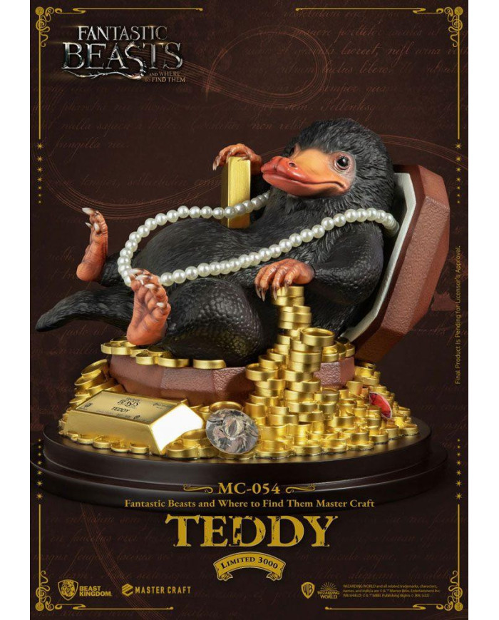 LES ANIMAUX FANTASTIQUES - Teddy - Statuette Master Craft 21cm