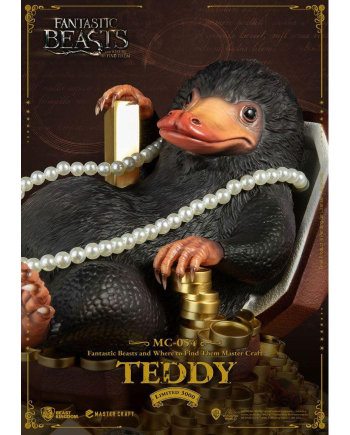 LES ANIMAUX FANTASTIQUES - Teddy - Statuette Master Craft 21cm