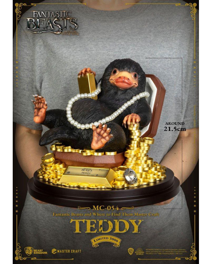 LES ANIMAUX FANTASTIQUES - Teddy - Statuette Master Craft 21cm