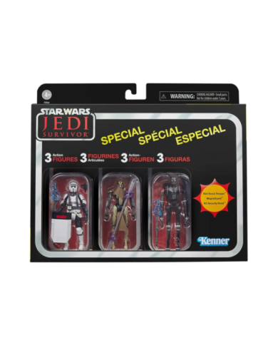 STAR WARS - Jedi : Survivor - 3 Figurines Vintage Collection 8cm