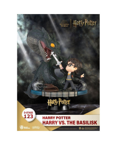 HARRY POTTER - VS the Basilisk - Statuette D-Stage Diorama PVC 16cm