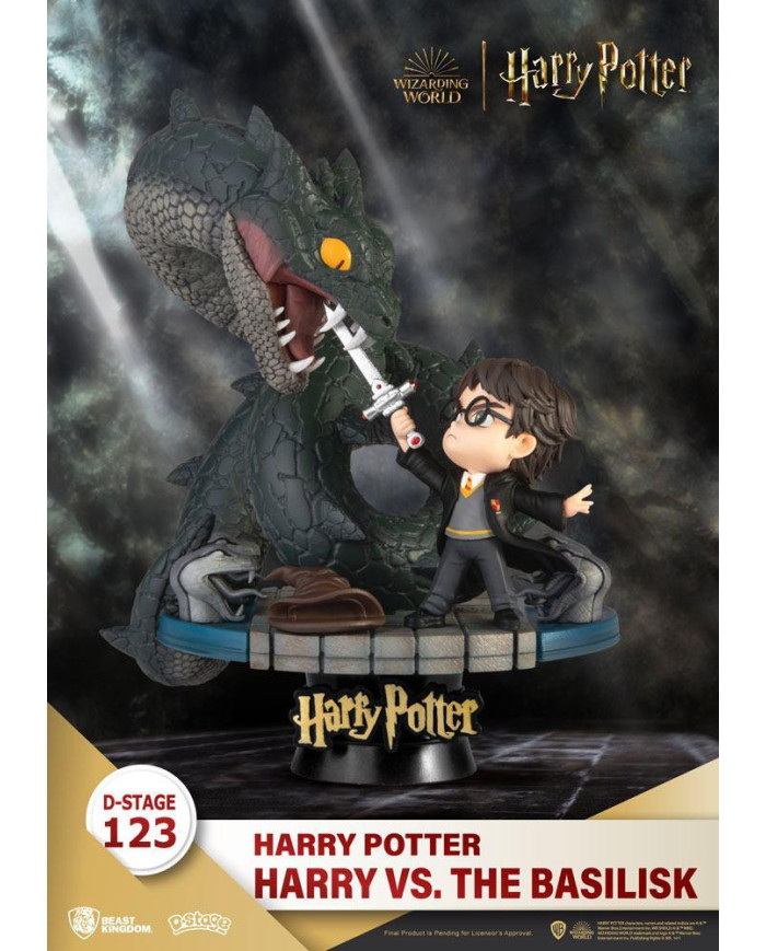 HARRY POTTER - VS the Basilisk - Statuette D-Stage Diorama PVC 16cm
