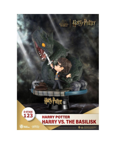 HARRY POTTER - VS the Basilisk - Statuette D-Stage Diorama PVC 16cm