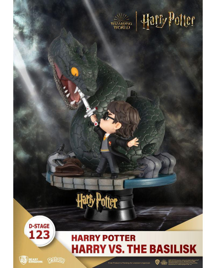 HARRY POTTER - VS the Basilisk - Statuette D-Stage Diorama PVC 16cm