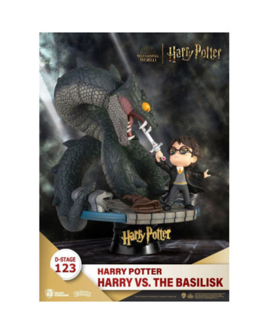 HARRY POTTER - VS the Basilisk - Statuette D-Stage Diorama PVC 16cm