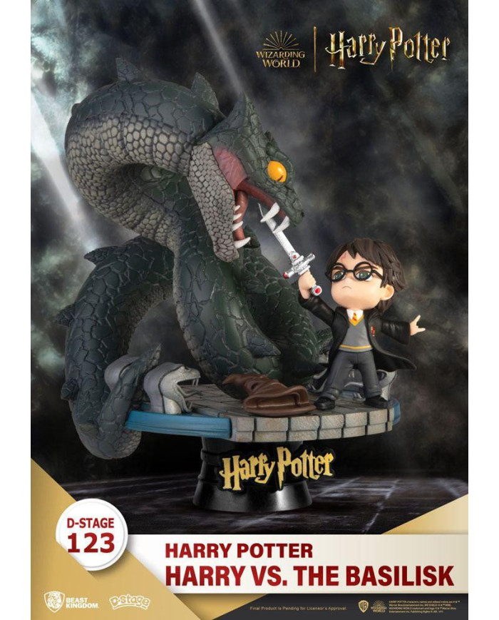 HARRY POTTER - VS the Basilisk - Statuette D-Stage Diorama PVC 16cm