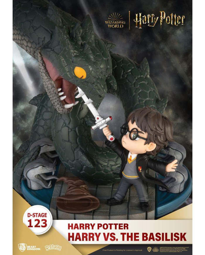 HARRY POTTER - VS the Basilisk - Statuette D-Stage Diorama PVC 16cm