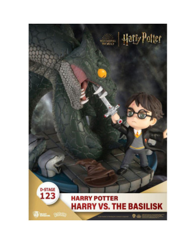 HARRY POTTER - VS the Basilisk - Statuette D-Stage Diorama PVC 16cm