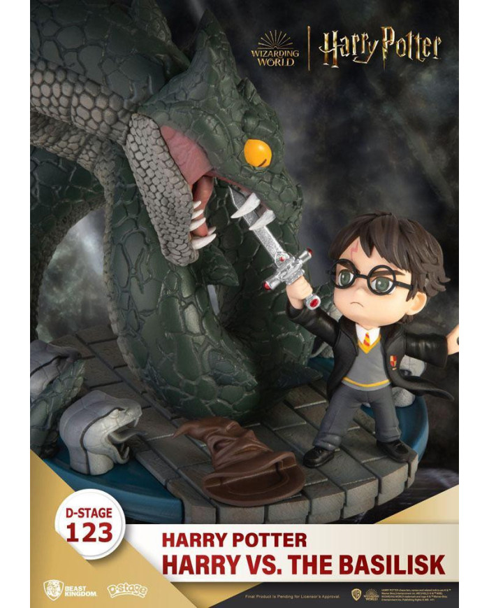 HARRY POTTER - VS the Basilisk - Statuette D-Stage Diorama PVC 16cm