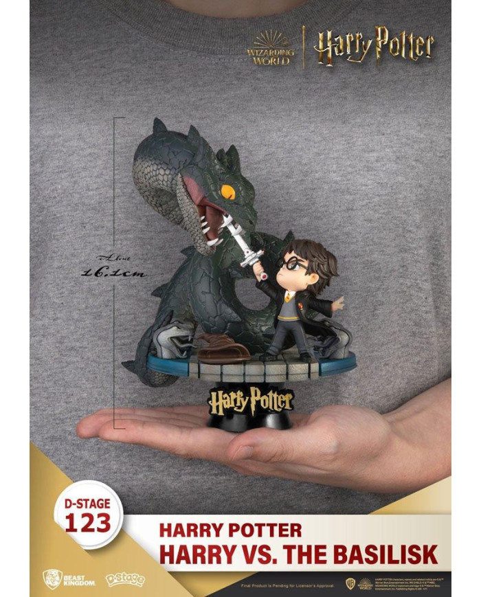 HARRY POTTER - VS the Basilisk - Statuette D-Stage Diorama PVC 16cm