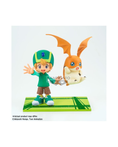DIGIMON - Takeru & Patamon - Figurine DXF-Adventure Archives 11cm