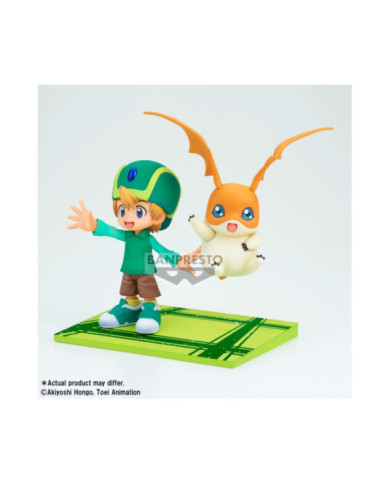 DIGIMON - Takeru & Patamon - Figurine DXF-Adventure Archives 11cm
