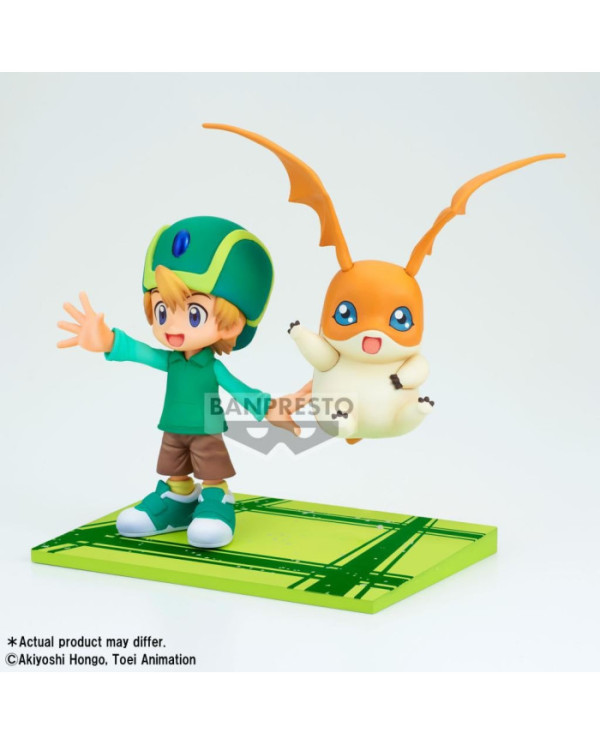 DIGIMON - Takeru & Patamon - Figurine DXF-Adventure Archives 11cm