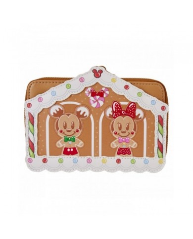 Portefeuille Loungefly - Mickey & Friends Gingerbread House