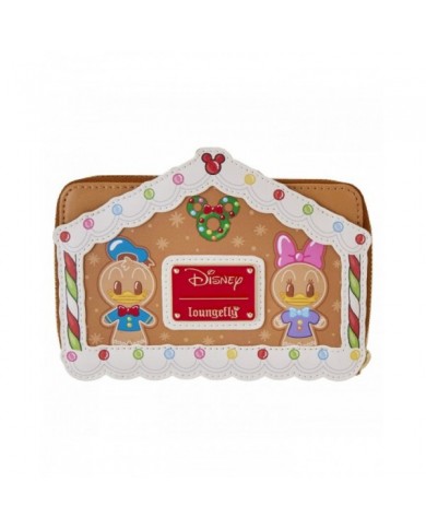 Portefeuille Loungefly - Mickey & Friends Gingerbread House