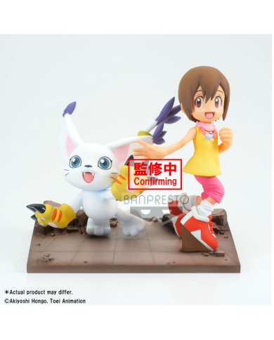 DIGIMON - Hikari & Tailmon - Figurine DXF-Adventure Archives 12cm