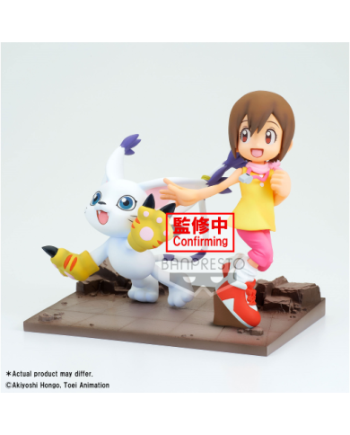 DIGIMON - Hikari & Tailmon - Figurine DXF-Adventure Archives 12cm
