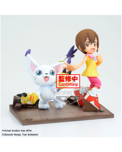 DIGIMON - Hikari & Tailmon - Figurine DXF-Adventure Archives 12cm