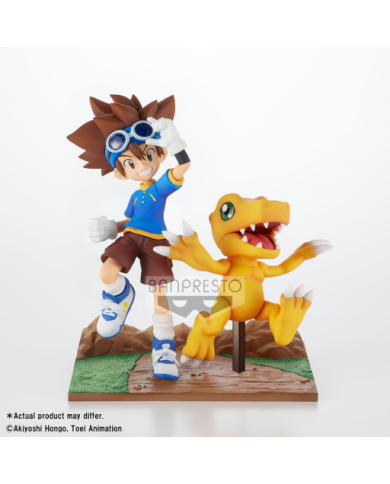 DIGIMON - Taichi & Agumon - Figurine DXF-Adventure Archives 15cm
