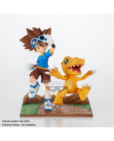 DIGIMON - Taichi & Agumon - Figurine DXF-Adventure Archives 15cm