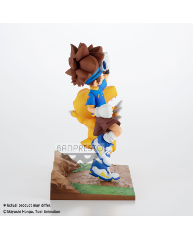 DIGIMON - Taichi & Agumon - Figurine DXF-Adventure Archives 15cm