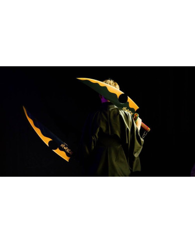 DEMON SLAYER - Nichirin Tengen Uzui Sword - Réplique Proreplica 110cm