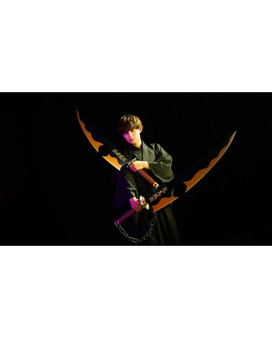 DEMON SLAYER - Nichirin Tengen Uzui Sword - Réplique Proreplica 110cm