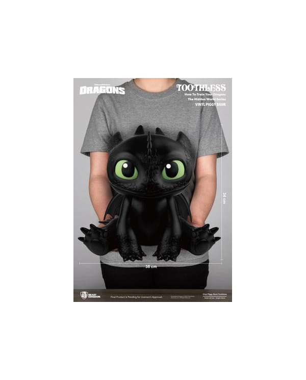 DRAGONS - Krokmou - Tirelire 34cm