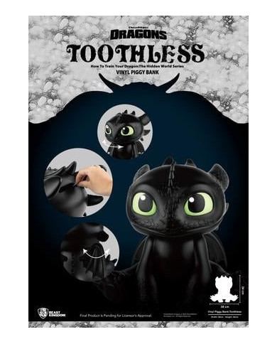 DRAGONS - Krokmou - Tirelire 34cm