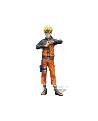 NARUTO SHIPPUDEN - Uzumaki Naruto - Figurine Grandista Nero