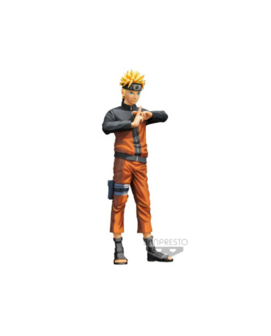 NARUTO SHIPPUDEN - Uzumaki Naruto - Figurine Grandista Nero