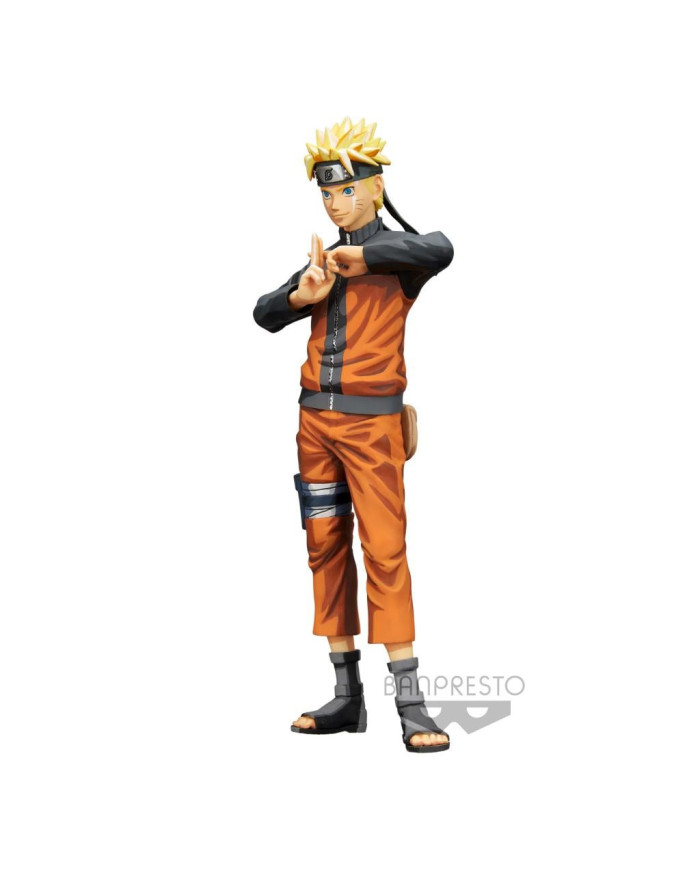 NARUTO SHIPPUDEN - Uzumaki Naruto - Figurine Grandista Nero