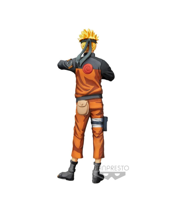 NARUTO SHIPPUDEN - Uzumaki Naruto - Figurine Grandista Nero