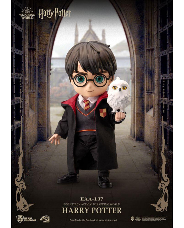 HARRY POTTER - Harry - Figurine Egg Attack Action WIzarding World 11cm