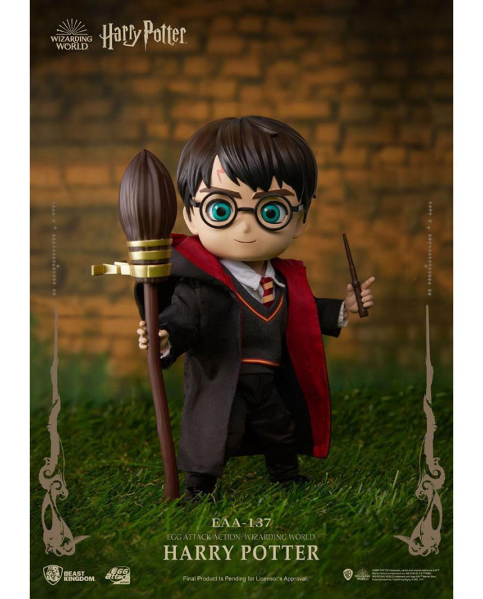 HARRY POTTER - Harry - Figurine Egg Attack Action WIzarding World 11cm