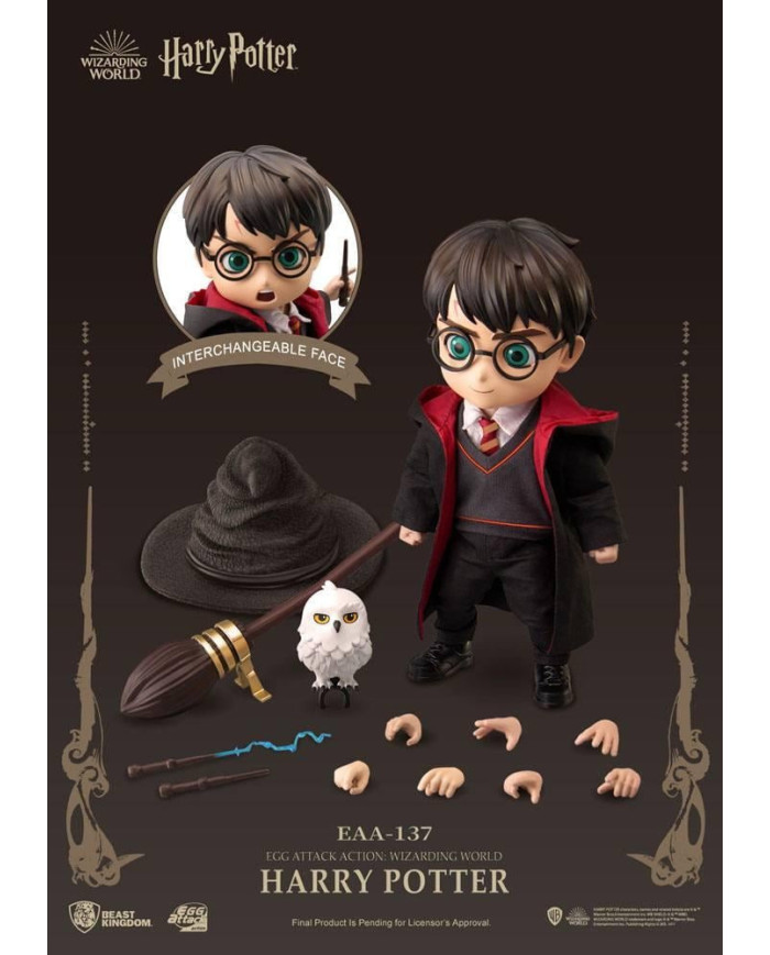 HARRY POTTER - Harry - Figurine Egg Attack Action WIzarding World 11cm
