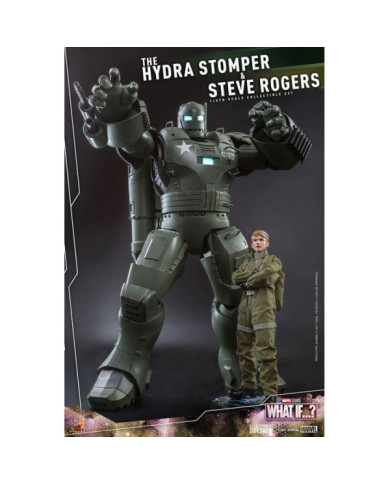MARVEL - Hydra Stomper & Steve Rogers (What if...?) - Statuettes 56cm