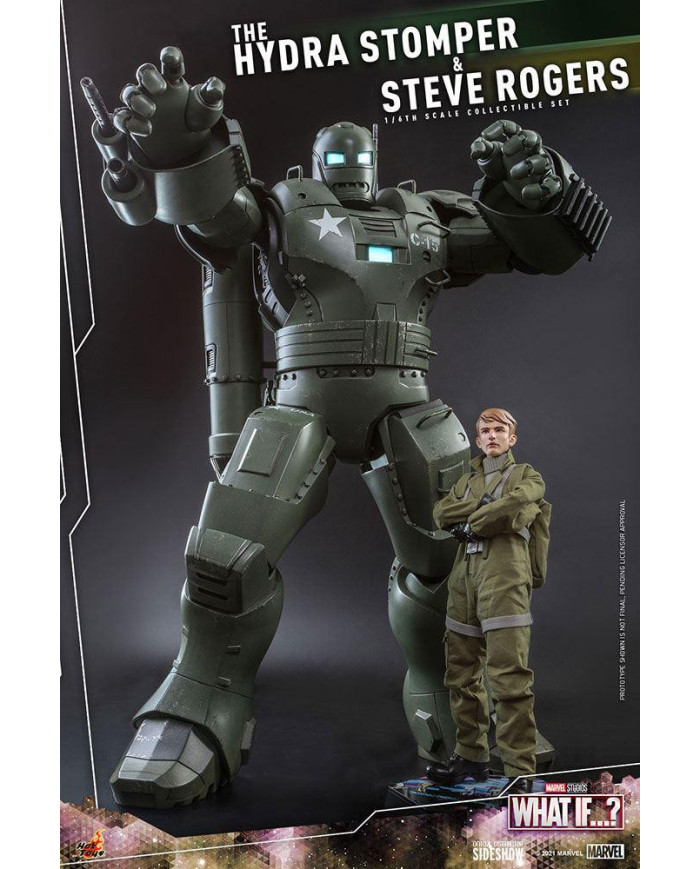 MARVEL - Hydra Stomper & Steve Rogers (What if...?) - Statuettes 56cm