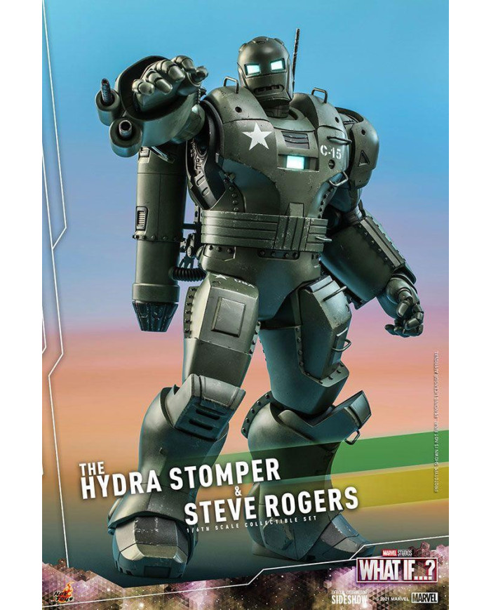 MARVEL - Hydra Stomper & Steve Rogers (What if...?) - Statuettes 56cm