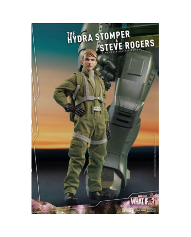 MARVEL - Hydra Stomper & Steve Rogers (What if...?) - Statuettes 56cm