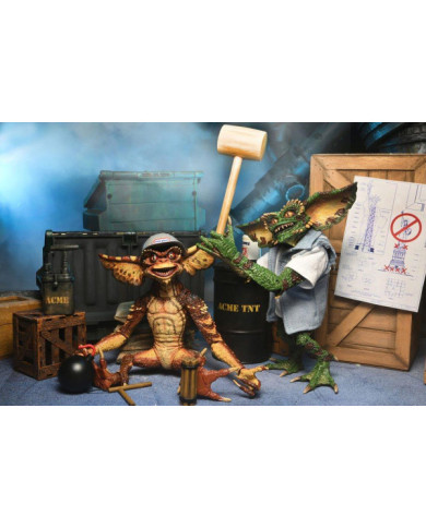GREMLINS - Ultimate Demolition Gremlins - 2 Figurines articulées 15cm