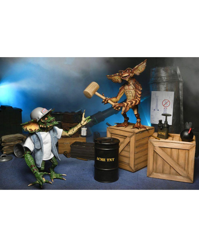GREMLINS - Ultimate Demolition Gremlins - 2 Figurines articulées 15cm