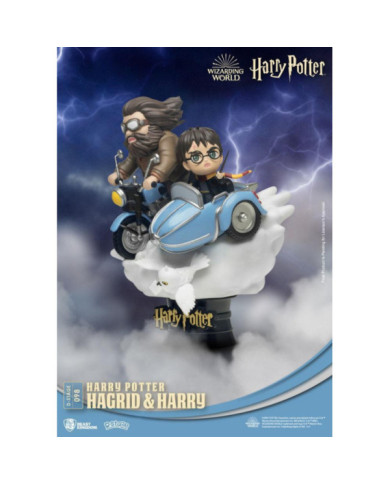 HARRY POTTER - Hagrid & Harry - Statuette D-Stage New Ver. 15cm