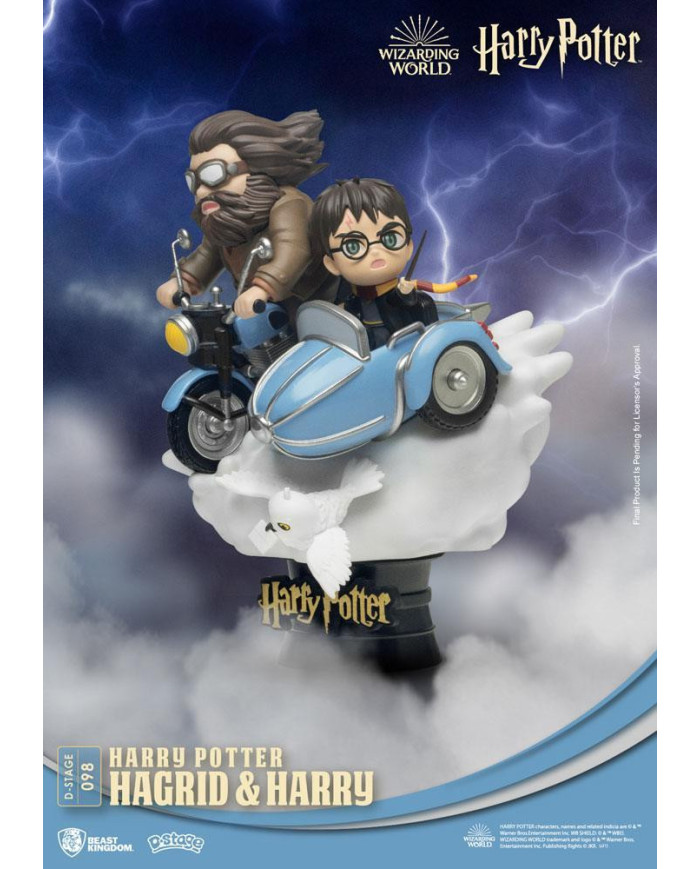 HARRY POTTER - Hagrid & Harry - Statuette D-Stage New Ver. 15cm