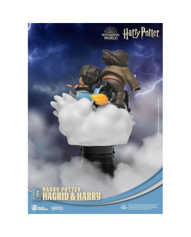 HARRY POTTER - Hagrid & Harry - Statuette D-Stage New Ver. 15cm