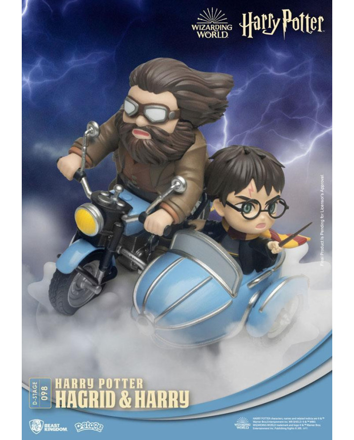 HARRY POTTER - Hagrid & Harry - Statuette D-Stage New Ver. 15cm
