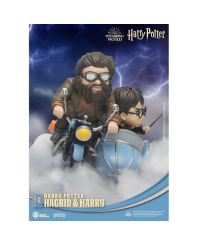 HARRY POTTER - Hagrid & Harry - Statuette D-Stage New Ver. 15cm