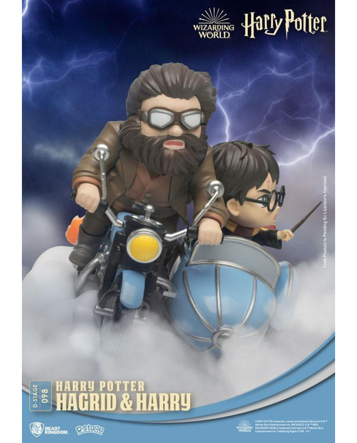 HARRY POTTER - Hagrid & Harry - Statuette D-Stage New Ver. 15cm